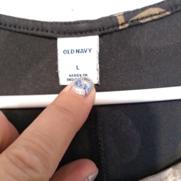 Floral grey and white dress - Picture 3 of 4